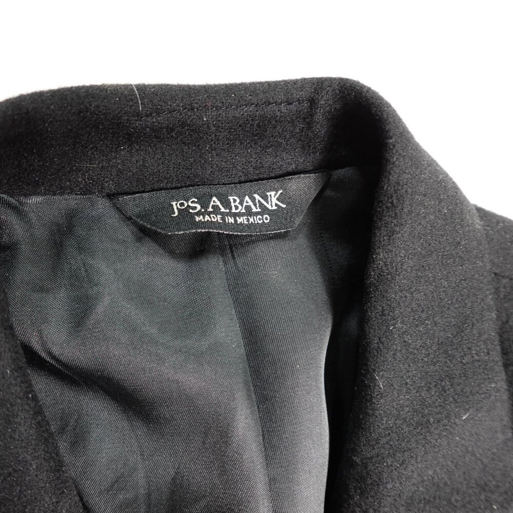 Jos. A. Bank 100% Cashmere Traditional Fit Sportcoat Jacket Blazer, Black  50XL - Picture 4 of 6